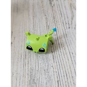 Lime green Leopard cheetah mini toy figure safari